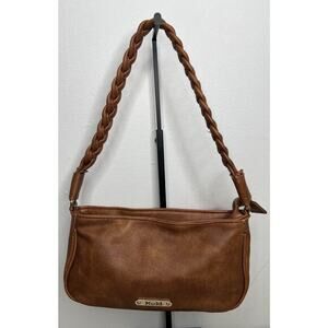 Mudd Brown Faux Leather Shoulder Purse Handbag